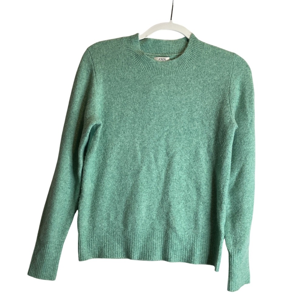 New J. Crew Extra Soft Pullover Sweater Wool Blend Preppy Preppy Quiet Luxury XS